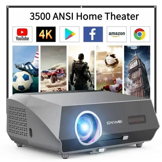 4K Movie Projector – 3500 ANSI, HDR, Auto Focus