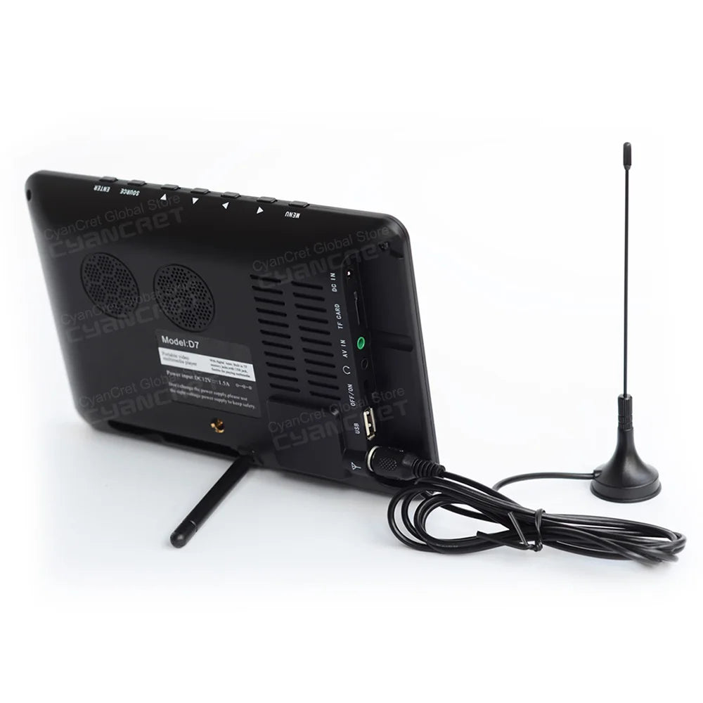 LEADSTAR D7 – 7" Portable Digital TV, Rechargeable
