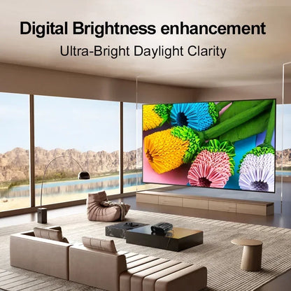 ZCGIOBN Smart 4K Projector – 3500 ANSI, Auto Focus