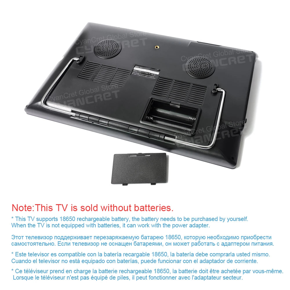 LEADSTAR D14 – 14" Portable TV, Analog + Digital