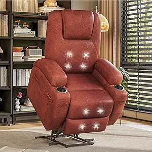 Electric Power Lift Recliner – Massage, Corduroy