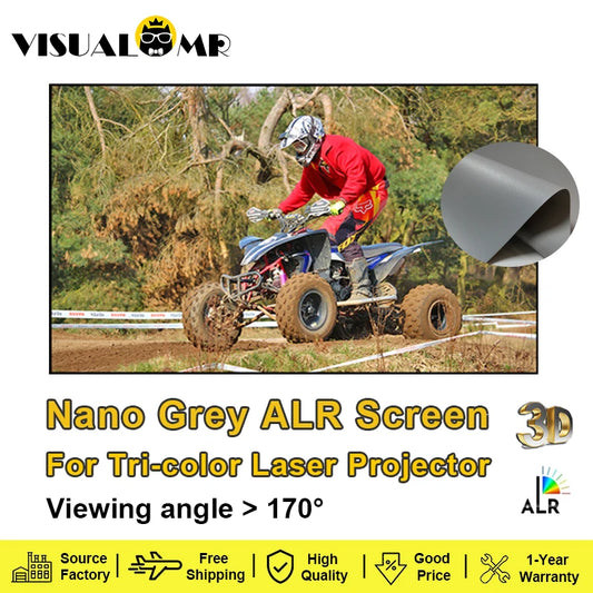VisualMr Nano Grey ALR Screen – Tri-Color Laser