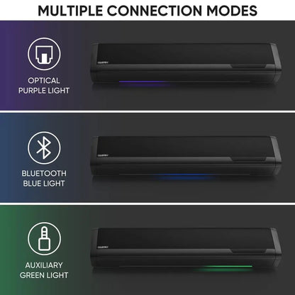 Compact 2.1 Sound Bar – Deep Bass, TV & Monitor