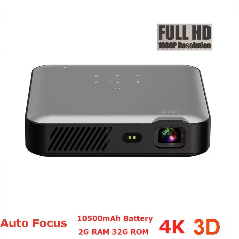 Smartldea 4K 3D DLP – 10500mAh, Auto Focus