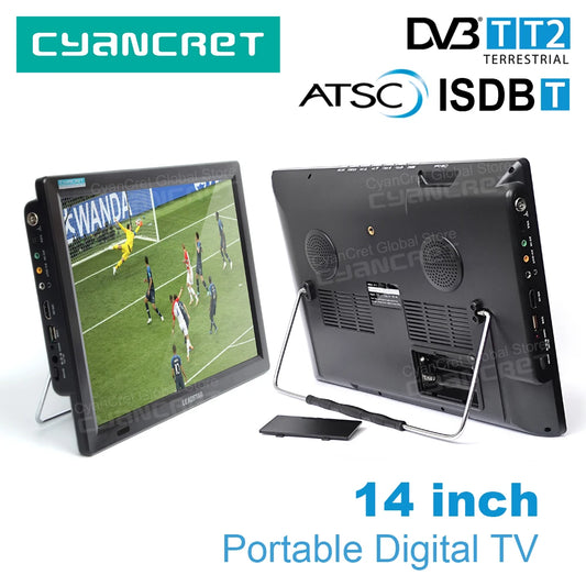 LEADSTAR D14 – 14" Portable TV, Analog + Digital