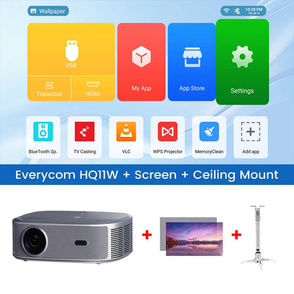 Everycom HQ11W – 3600 ANSI, Android 15, 3+64GB