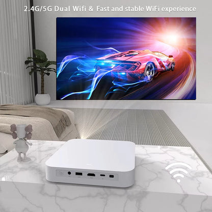 Smartldea 4K DLP Projector – Android 13, 15000mAh