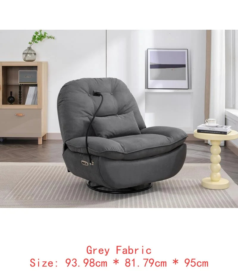 Power Recliner Glider – USB, Bluetooth Music Player