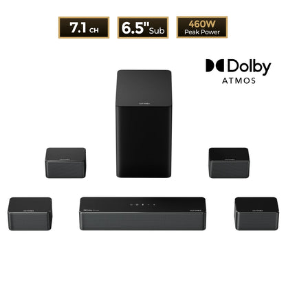 ULTIMEA Poseidon D80 – 7.1 Dolby Atmos, 460W/500W