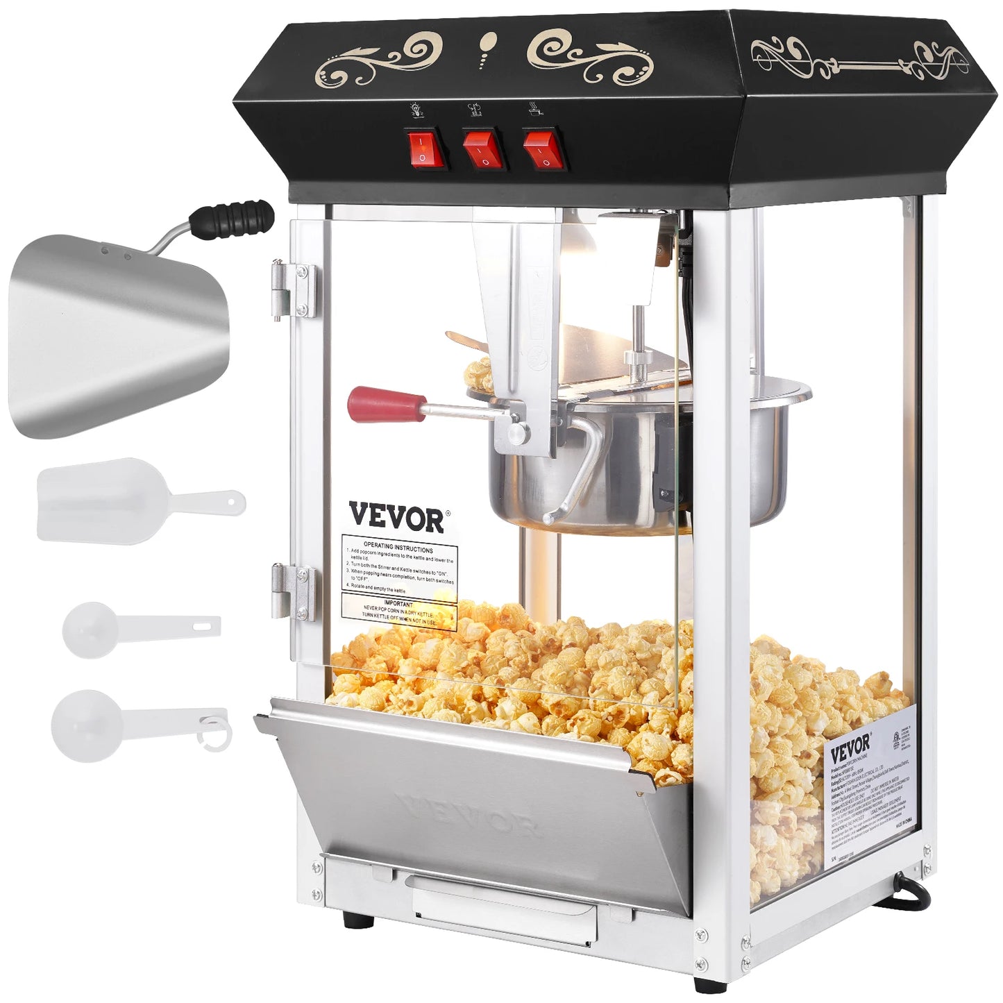 SucceBuy Commercial Popcorn – 8oz, Theater Style