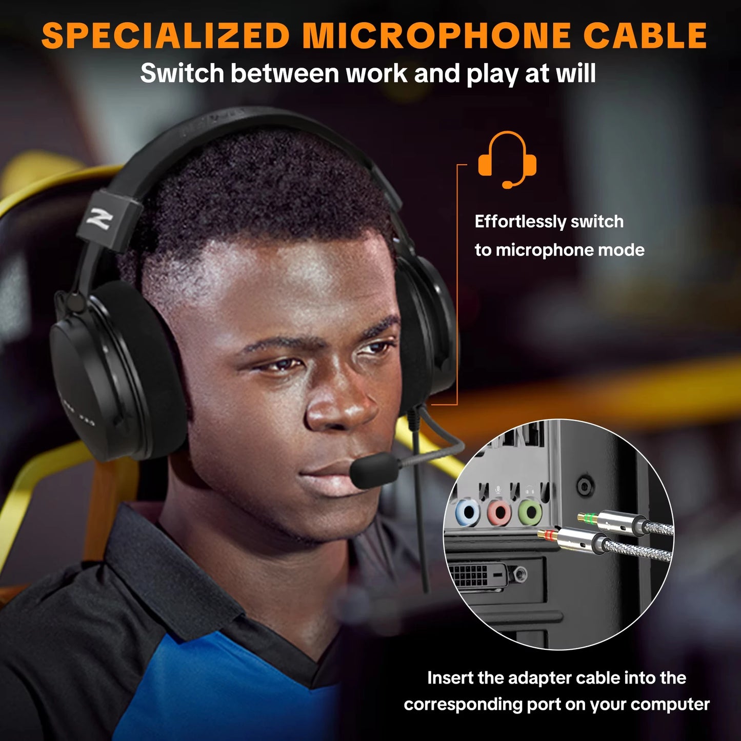 Talomen W550X – Wired Over-Ear, 50mm Driver