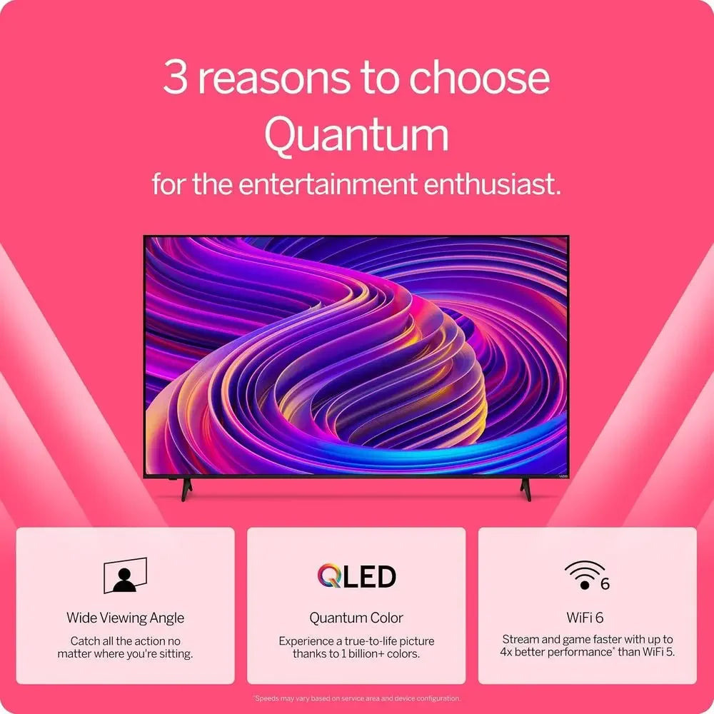 55" Quantum 4K QLED HDR Smart TV