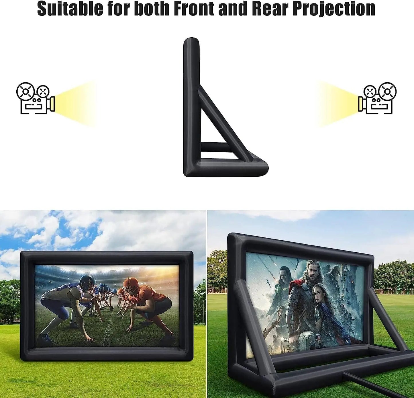 24 FT Inflatable Screen – Front/Rear, Blower Included