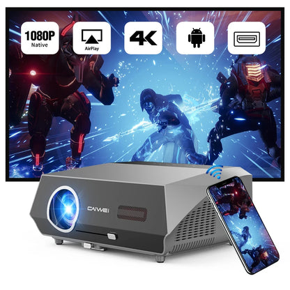 4K Movie Projector – 3500 ANSI, HDR, Auto Focus