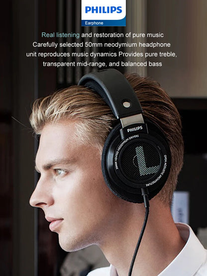 Philips SHP9500 – HiFi Wired, HD Mic, Open Back