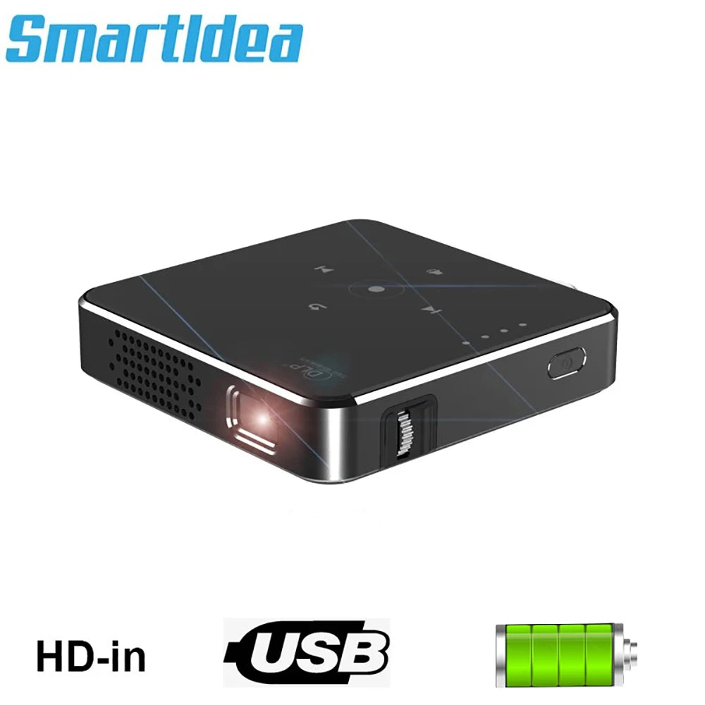 Smartldea Mini DLP HD – Battery, Phone Mirroring