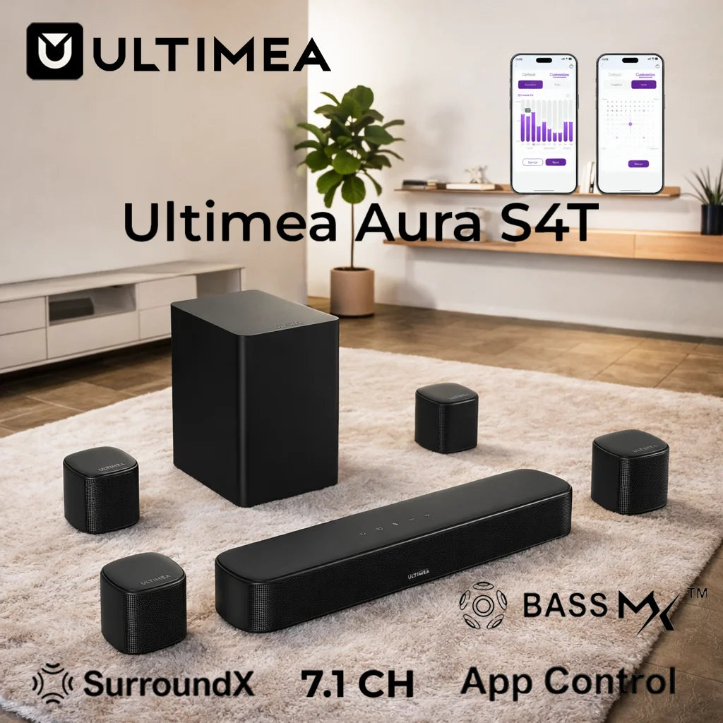 ULTIMEA Aura S4T – 7.1ch, 4 Surround Speakers