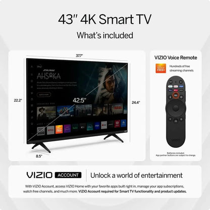 55" 4K UHD Smart TV Bundle – HDR10+, VRR, BT