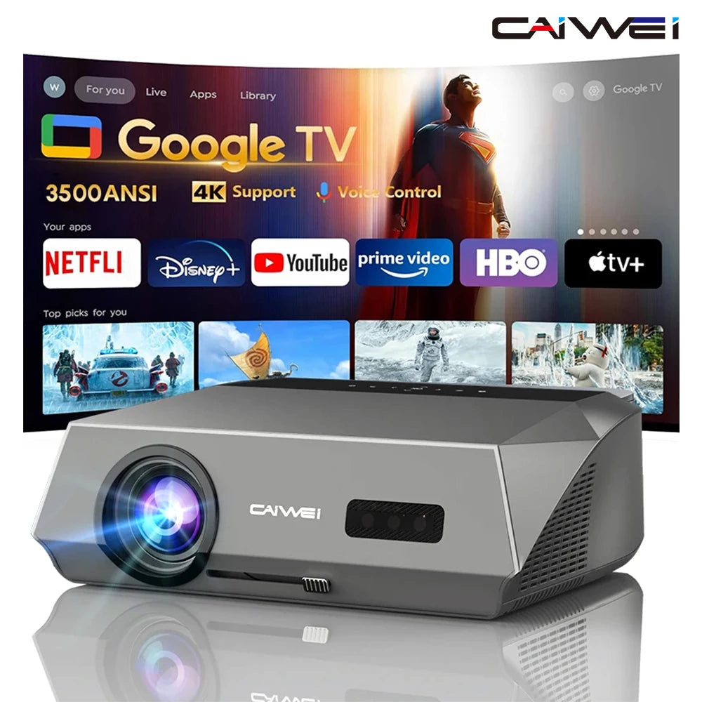 CAIWEI A10Q – 4K Google Certified, 3500 ANSI