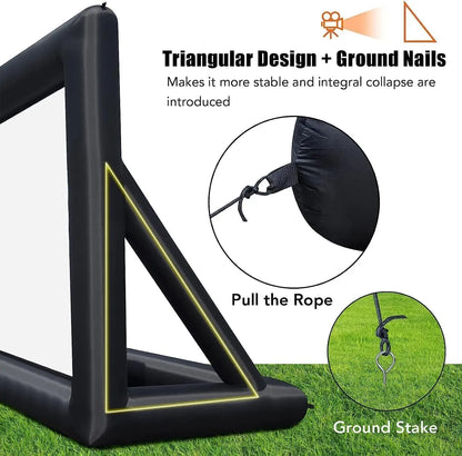 24 FT Inflatable Screen – Front/Rear, Blower Included