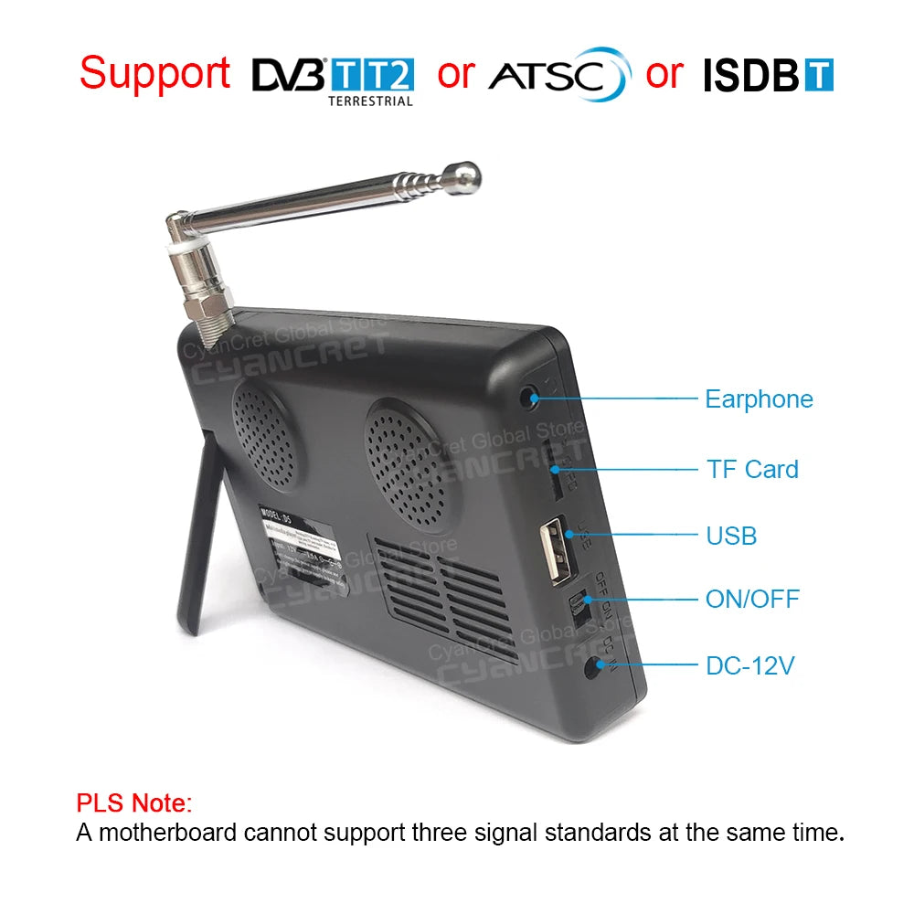 LEADSTAR D5 – 5" Pocket TV, Multi-Standard