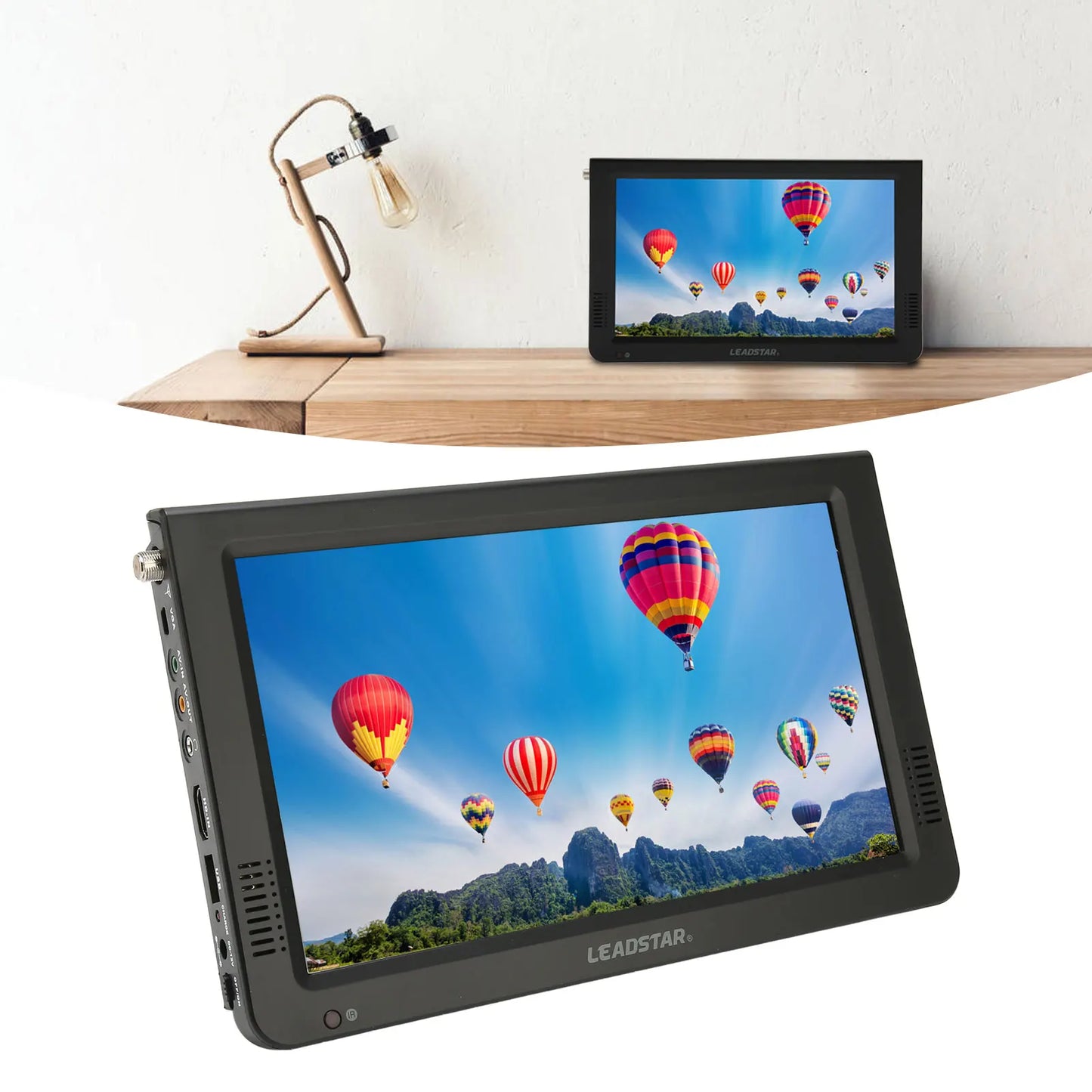10" Portable TV – High Sensitivity Tuner, ATSC