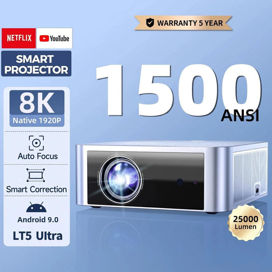 FINTEX LT5 Ultra – 25000LM, 8K, HDR10