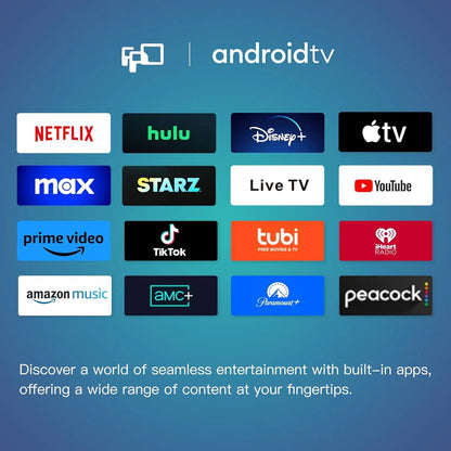 32" Smart Android TV – HDR 10, Google Play, WiFi