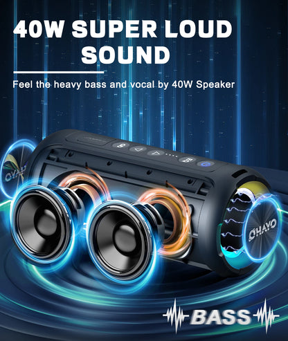 Ortizan 40W – Enhanced Bass, LED, Waterproof