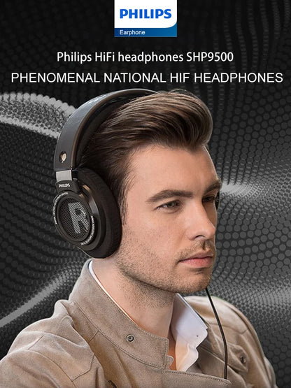 Philips SHP9500 – HiFi Wired, HD Mic, Open Back