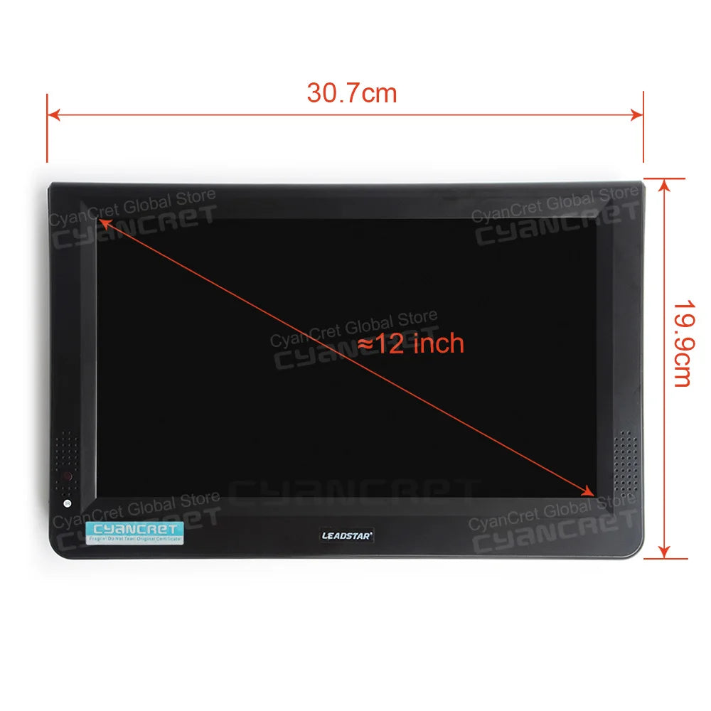 LEADSTAR D12 – 12" HD Portable TV, Rechargeable