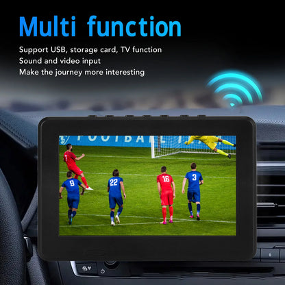 Portable 7" LED Digital TV – ATSC, USB Storage