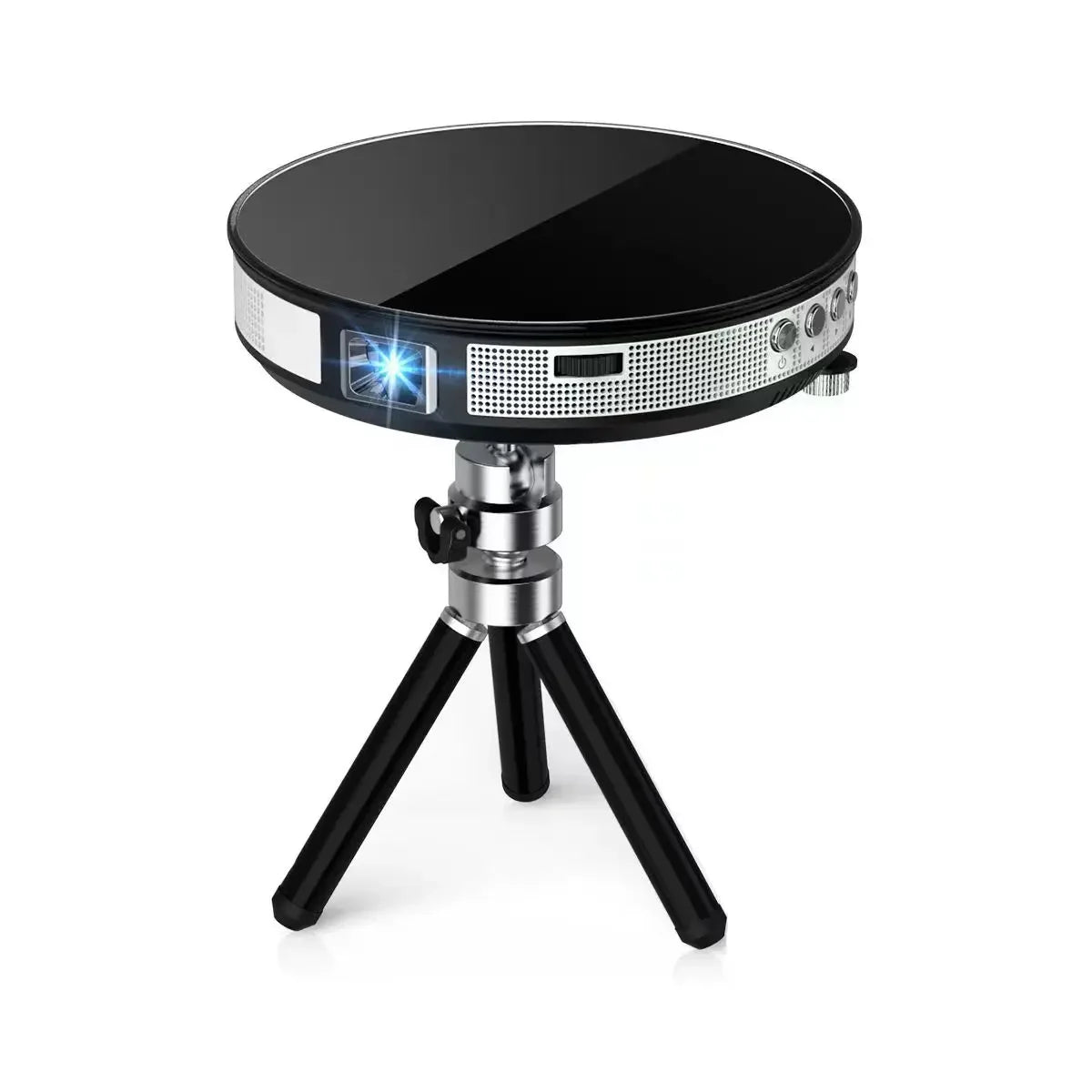 Mini 4K DLP Projector – Rechargeable, Outdoor Ready