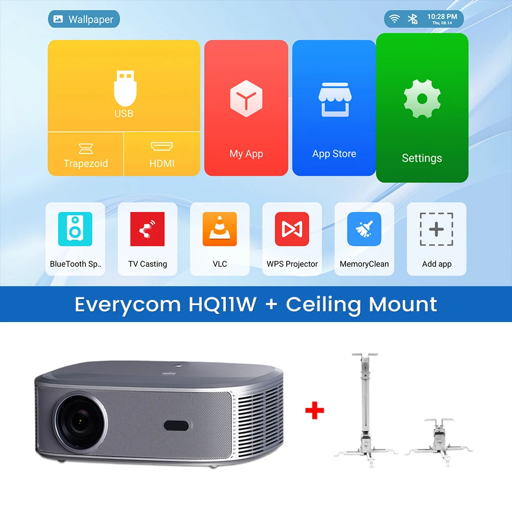 Everycom HQ11W – 3600 ANSI, Android 15, 3+64GB