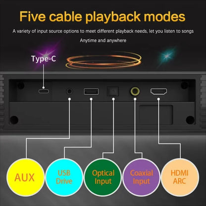 Bluetooth Sound Bar – 2.1 Wireless Surround Stereo