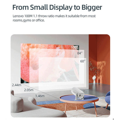 Lenovo 100M – 4K Portable, Android 12, WiFi 6