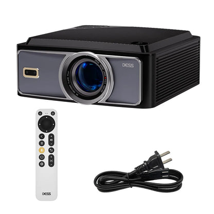 DESS 4K Projector – Auto Focus, Voice Control, 1500 ANSI