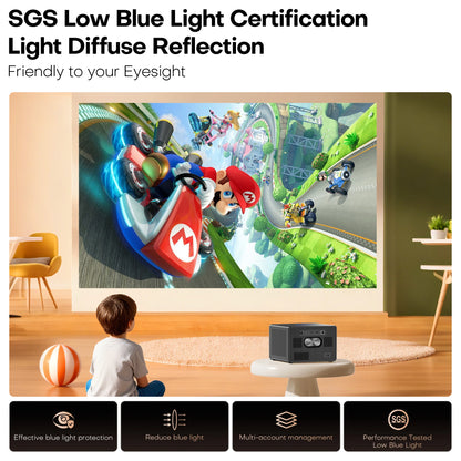 HORLAT Google TV – 3500 ANSI, Sealed Optics, 4K