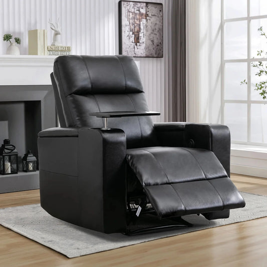EBELLO Electric Recliner – Home Theater, Leather