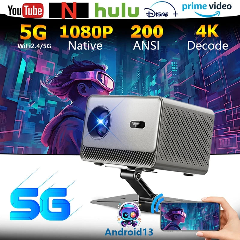 Lenovo 4K Laser Projector – Android 13, 8K Support