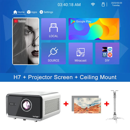Touyinger H7 Plus – Full HD 1080P Outdoor Projector