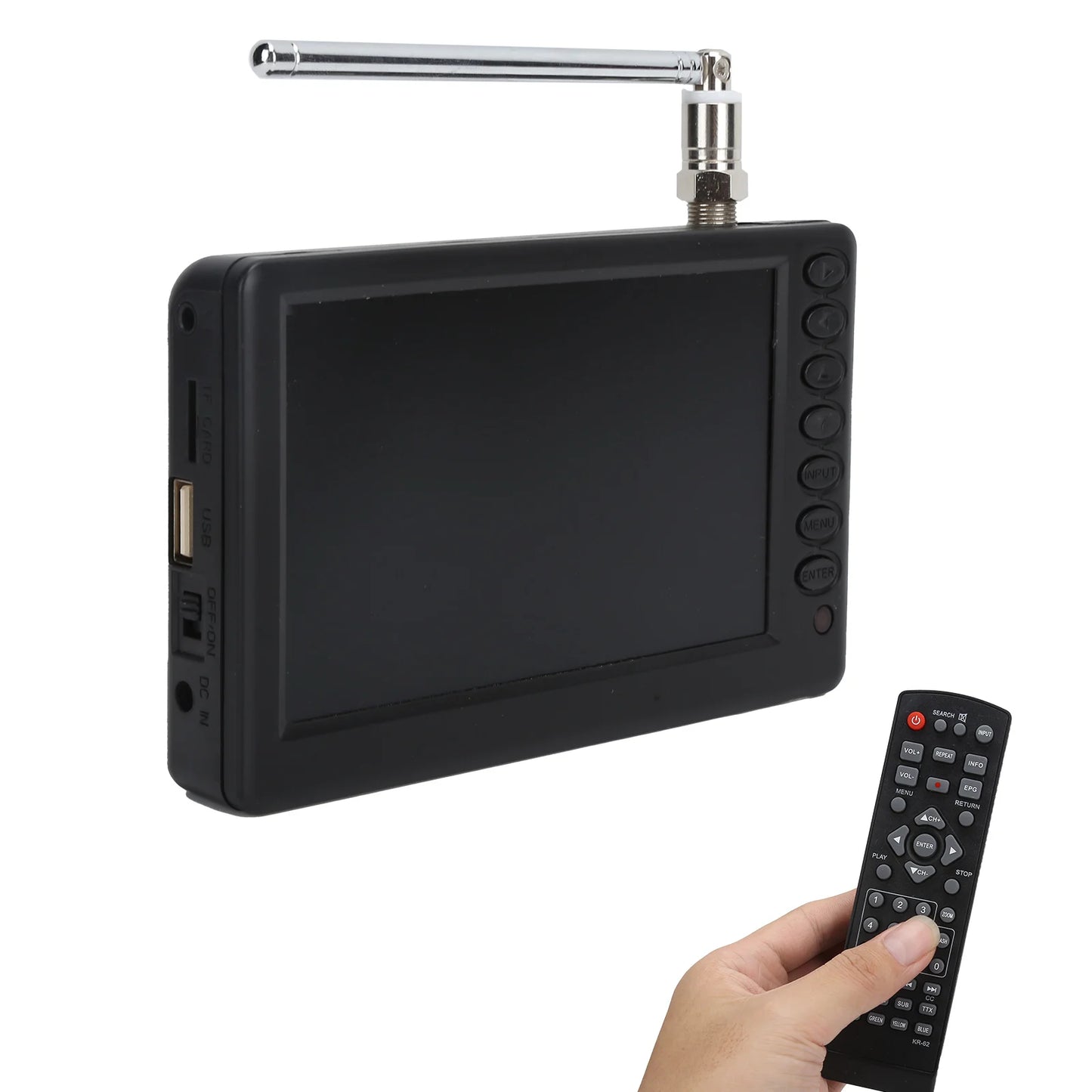 LEADSTAR 5" Pocket TV – FM Radio, ATV, Bluetooth