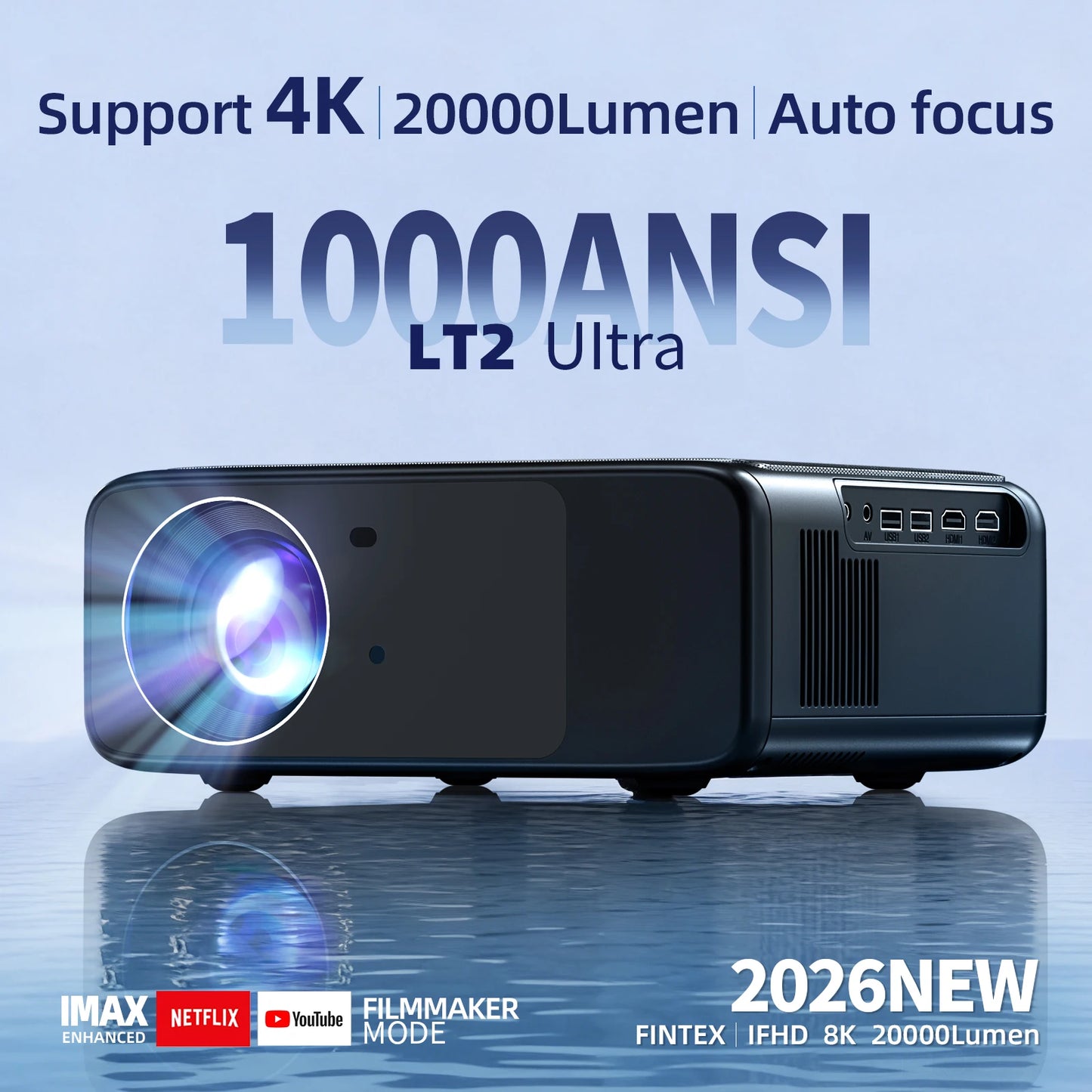 FINTEX LT5 Ultra – 25000LM, 8K, HDR10