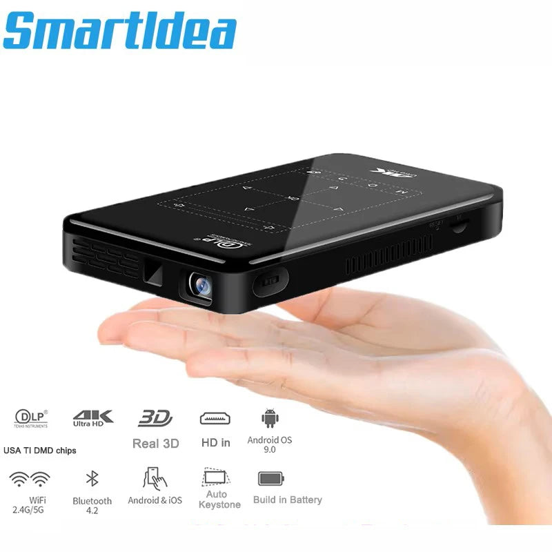 Smartldea 4K 3D DLP Mini – Battery Projector