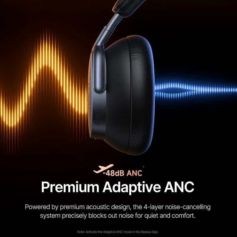 Baseus XH1 by Bose – ANC, BT6.1, 48dB, 100h