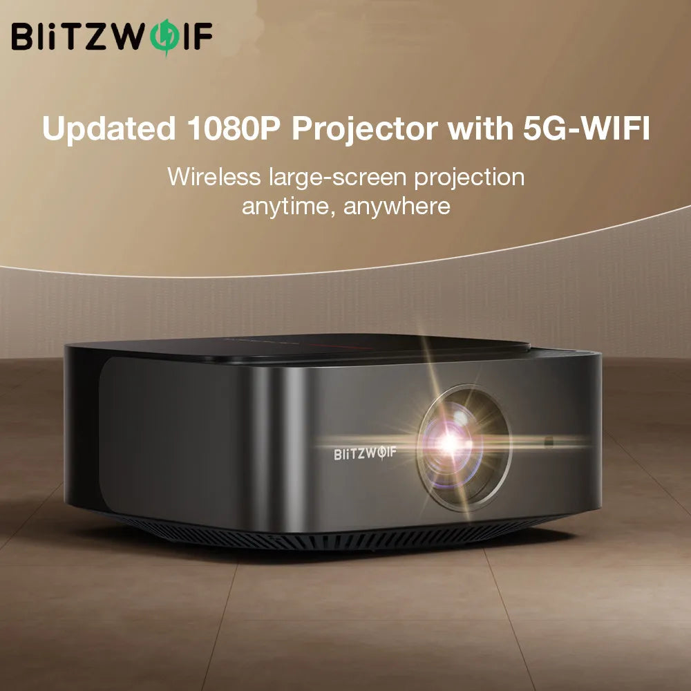 BlitzWolf V10 – 3" LCD, 120" Screen, Battery