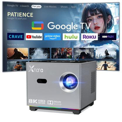 Portable LED Projector – WiFi, BT, Voice Remote