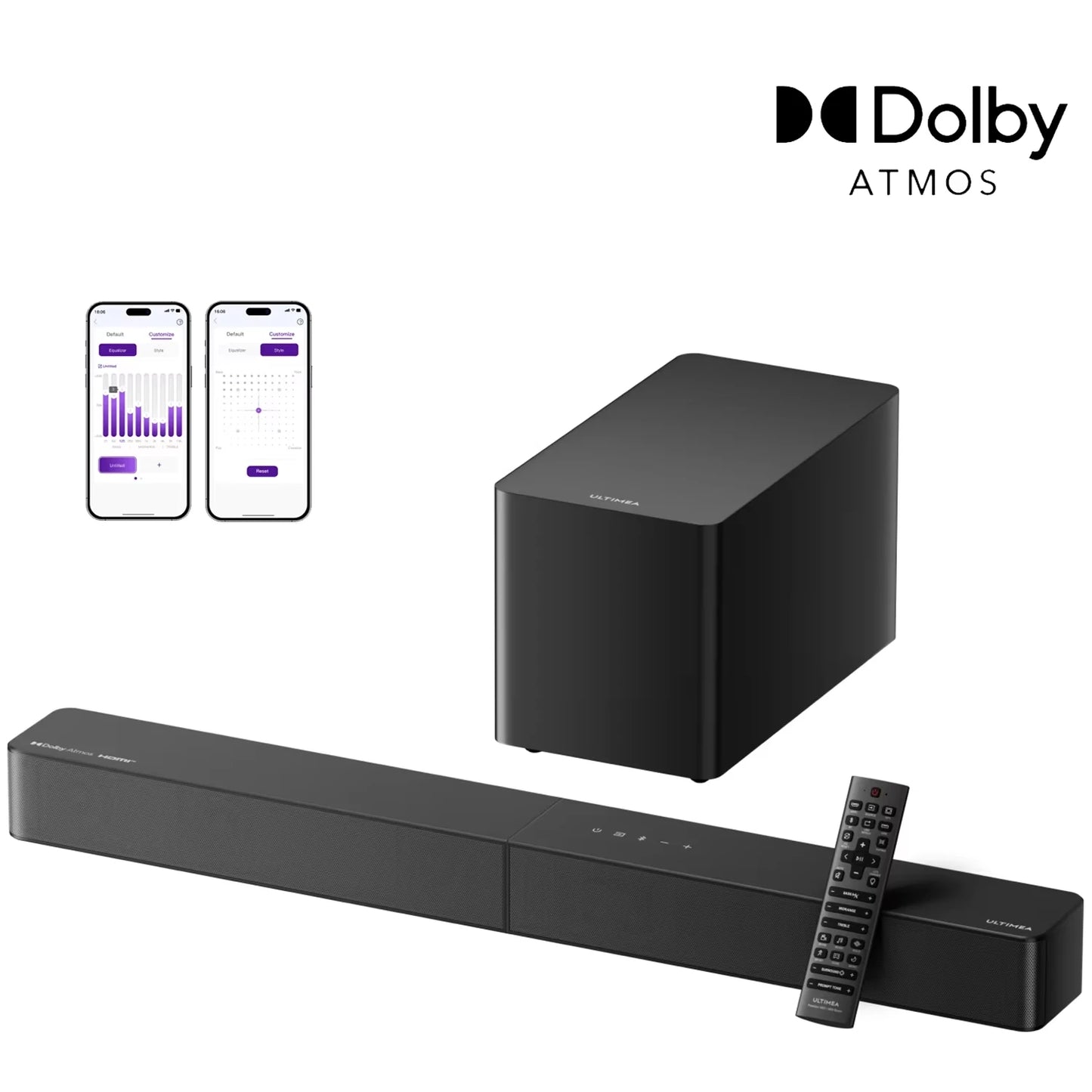 ULTIMEA 450W 5.1 Dolby Atmos – 3D Surround System