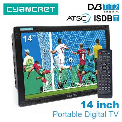LEADSTAR 14" HD Portable TV – Multi-Standard
