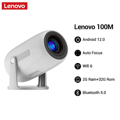 Lenovo 100M – 4K Portable, Android 12, WiFi 6